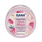 Isana Body Cream Jar Floral Blossom 500ml - Vegan Moisturizer for Dry Skin with Coconut Oil