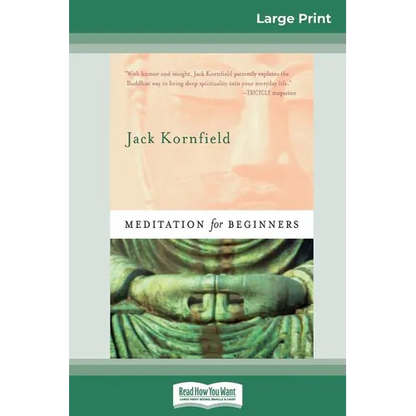 Meditation For Beginners (16pt Large Print Edition) - Paperback