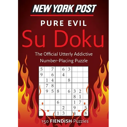 New York Post Pure Evil Su Doku - Paperback