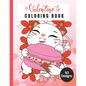 50 Designs: Valentines Coloring Book: Valentines Love Themed - Paperback