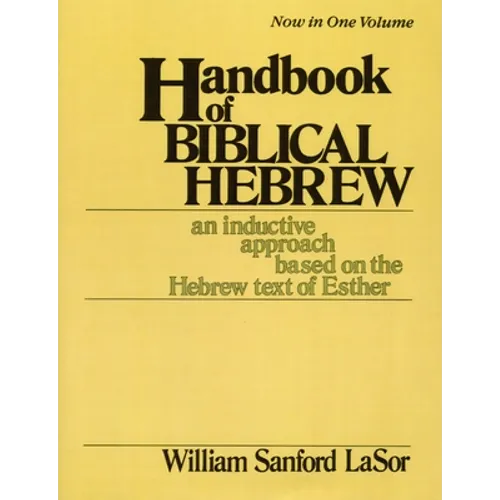 Handbook of Biblical Hebrew - Paperback