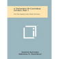 A Thesaurus Of Cantorial Liturgy, Part 1: For The Sabbath And Three Festivals - Paperback