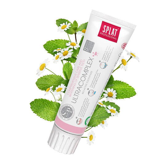 Splat Ultra Complex Toothpaste 100ml - Fluoride-Free, Natural Oral Care for Healthy Teeth and Gums