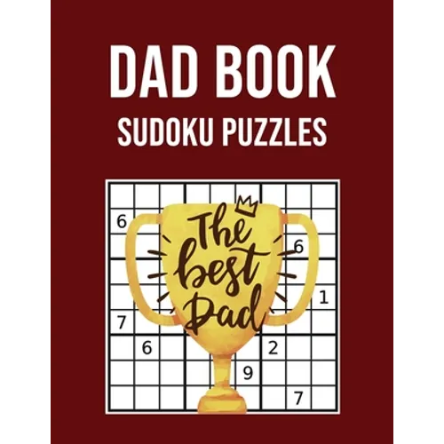 Dad Book Sudoku Puzzles: Large Print Activity book - Perfect Gift for Fathers Day - Paperback