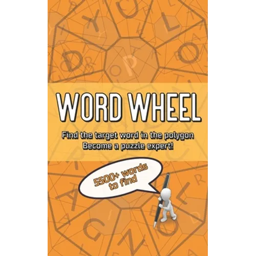 Word Wheel: Find the target in the polygon. Become a Puzzle Expert - Book 1 - Paperback