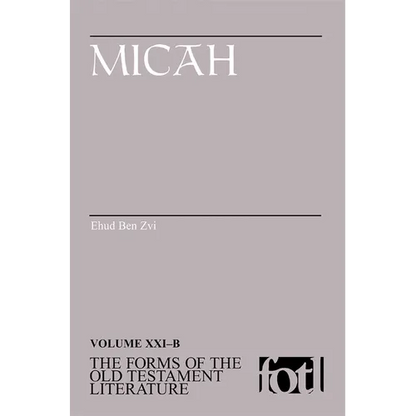 Micah - Paperback