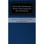 Derecho Romano: Breve diccionario de términos - Paperback
