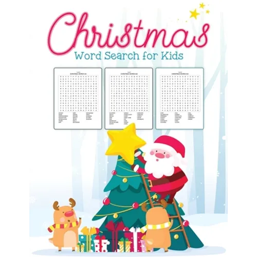 Christmas Word Search For Kids: Puzzle Book Holiday Fun For Adults and Kids Activities Crafts Games - Paperback