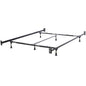 California King Heavy Duty Metal Bed Frame with Headboard Footboard Brackets