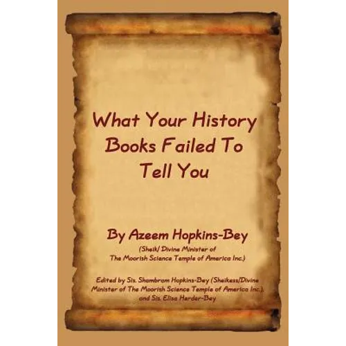 What Your History Books Failed to Tell You - Paperback