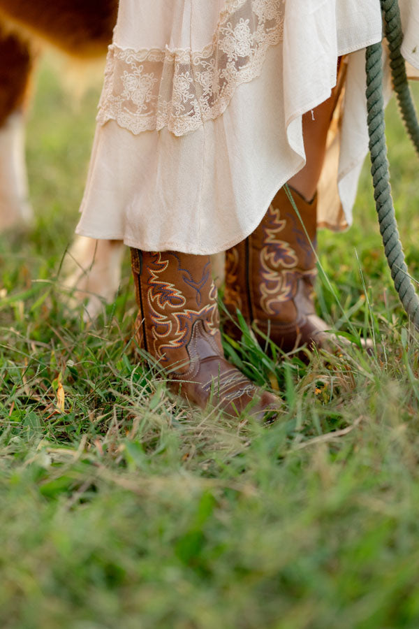 TuffRider Children's Kings Canyon Rounded Toe Western Boot