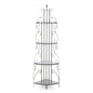 Ornate 4-Tier Metal Corner Bakers Rack Kitchen Dining Shelf