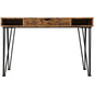 Farmhouse Rustic Home Office 1 Drawer Writing Desk
