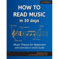 How to Read Music in 30 Days: Music Theory for Beginners - with exercises & online audio - Paperback