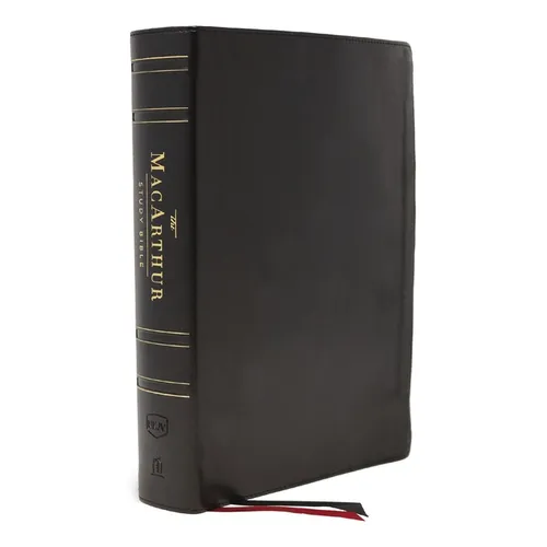 Nkjv, MacArthur Study Bible, 2nd Edition, Genuine Leather, Black, Thumb-Indexed, Comfort Print: Unleashing God's Truth One Verse at a Time - Leather