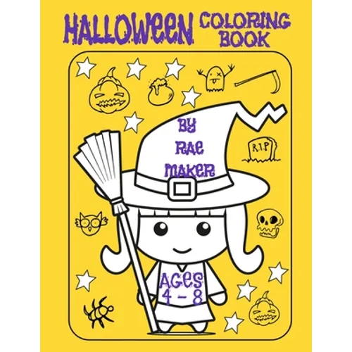Halloween Coloring Book Ages 4 - 8 - Paperback