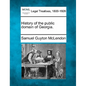 History of the Public Domain of Georgia. - Paperback