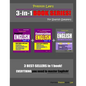 Preston Lee's 3-in-1 Book Series! Beginner English, Conversation English Lesson 1 - 20 & Beginner English 100 Word Searches For Spanish Speakers - Paperback