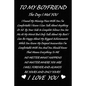 To My Boyfriend The Day I Met You I Found My Missing Piece: The Best Cute Valentines Day Gifts for Boyfriend, Couples Gifts for Boyfriend From Girlfri - Paperback