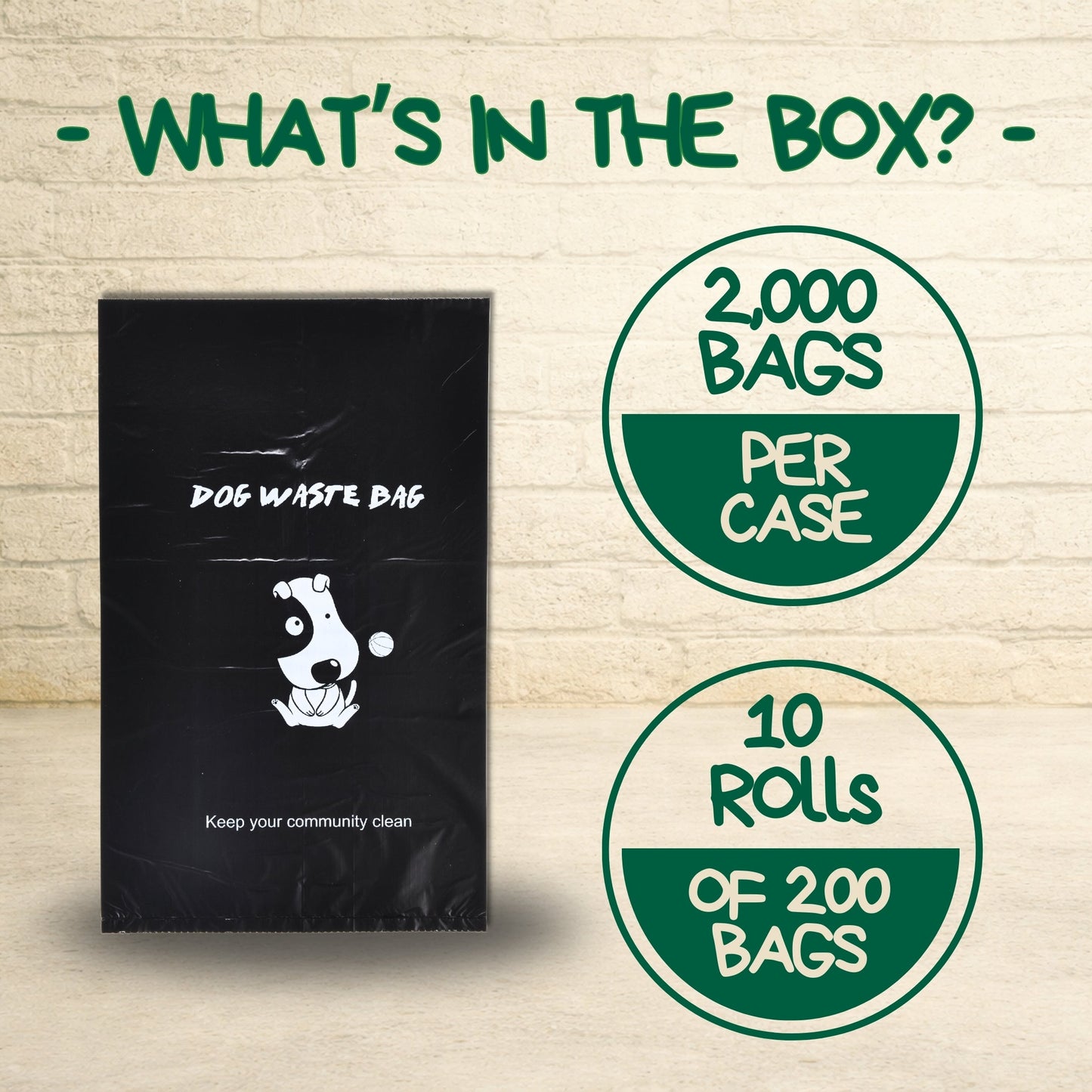 20% Recycled Roll Bags