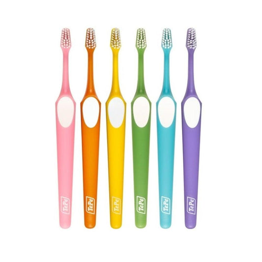 TePe Supreme Compact SOFT Manual Toothbrush for Adults - Double-Bristle Design for Effective Oral Hygiene
