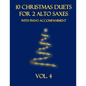 10 Christmas Duets for 2 Alto Saxes with Piano Accompaniment: Vol. 4 - Paperback