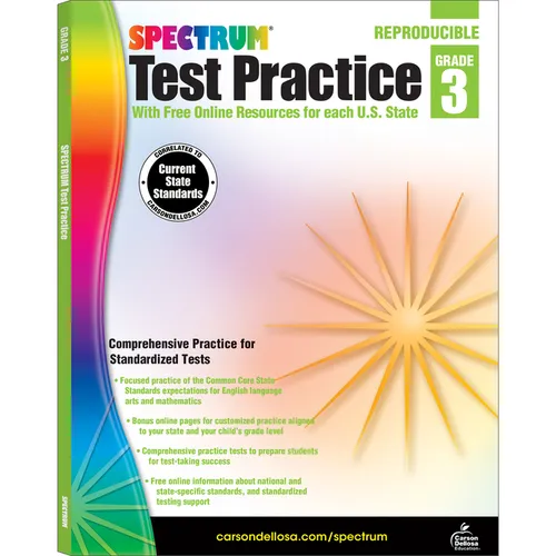 Spectrum Test Practice, Grade 3: Volume 63 - Paperback
