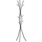 Metal Tree Branch Style Coat Rack with Multiple Hooks in Black