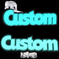 Custom Glow in the Dark Text Personalized Message Stud Earrings