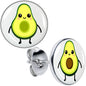 Avocado Oh Both Sides Stud Earrings by Onyx O