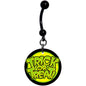 Ghoulish Halloween Trick or Treat Belly Ring