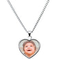 Handcrafted Full Color Custom Photo Heart Necklace