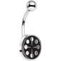 Phases of the Moon Belly Ring