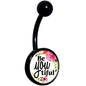 Watercolor BeYoutiful Black Belly Ring