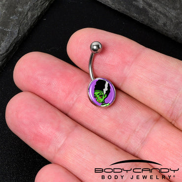 Bride of Frankenstein Belly Ring by Onyx O