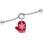 Custom Holiday Mitten Personalized Industrial Barbell