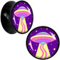 Style Space Invasion UFO Black Acrylic Saddle Plug Set by Onyx O