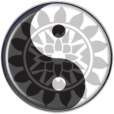 16G 1/4 Mandala Yin Yang Tragus Cartilage Earring