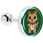 Christmas Holiday Gingerbrread Kitty Cat Tragus Cartilage Earring by Onyx O