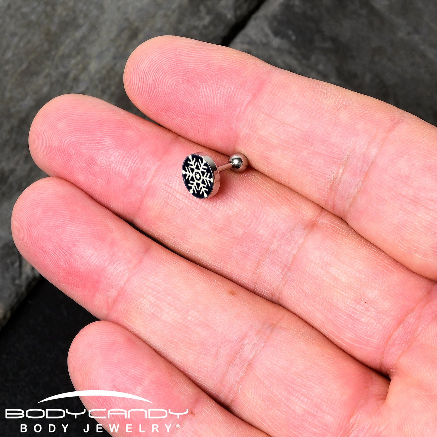 Glow in the Dark Holiday Christmas Tree Tragus Cartilage Earring by Onyx O