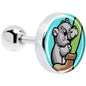 16G 1/4 Cute Biting Baby Hippo Cartilage Tragus Earring