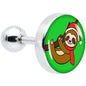 16G 1/4 Santa Sloth Tragus Cartilage Earring by Onyx O