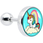 16G 1/4 Rainbow Unicorn Cartilage Tragus Earring by Onyx O