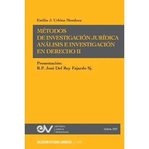 MÉTODOS DE INVESTIGACIÓN JURÍDICA. Análisis e investigación en Derecho IInvestigación Jurídica - Paperback