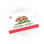 California State Flag - Custom Printed - Made Using a LEGO® Tile