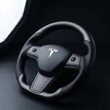 Carbon Fiber Sport Steering Wheel for Tesla Model 3 / Y 【Style 39】