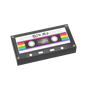 Cassette Mix Tape - Retro Minifig Accessory - Custom Printed - Made Using LEGO® Parts