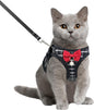 Cat Harness Leash Set Breathable Adjustable Mesh Vest