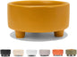 Ceramic Cat & Dog Pet Bowl, Elevated Stoneware Feeder, Dishwasher Safe