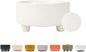 Ceramic Cat & Dog Pet Bowl, Elevated Stoneware Feeder, Dishwasher Safe